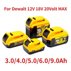 Akumulator litowy 9000mAh do DeWalt 10.8V 12V 18V 20 Volt Max 9.0Ah DCB205 DCB206 wymiana baterii bateria litowo-jonowa elektronarzędzi