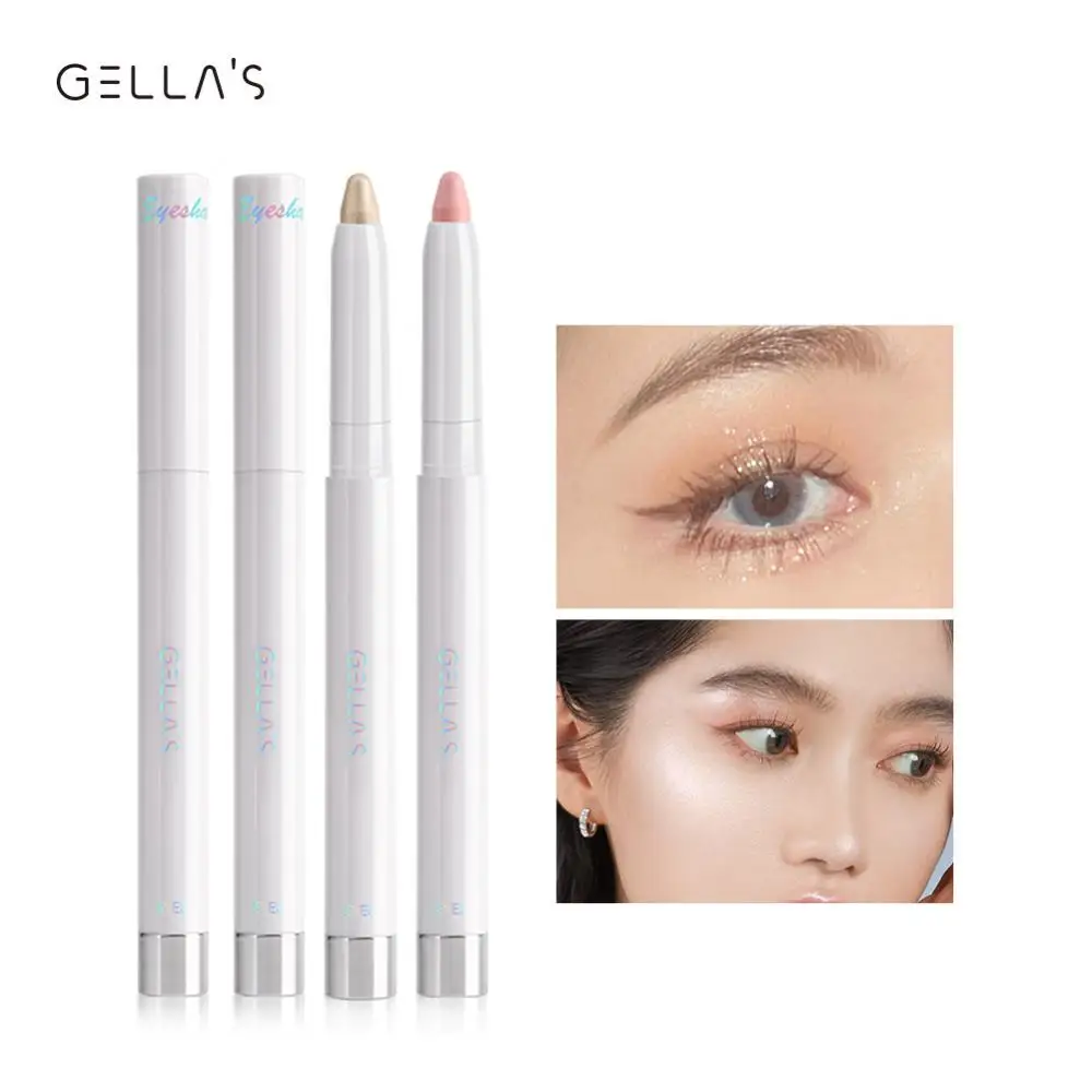 Highlighter Pencil Glitter Shimmer Sequins 7 Colors Lying Silkworm Pen Eyes Makeup Eyeshadow Pen Multi-use Pen Cosmetics