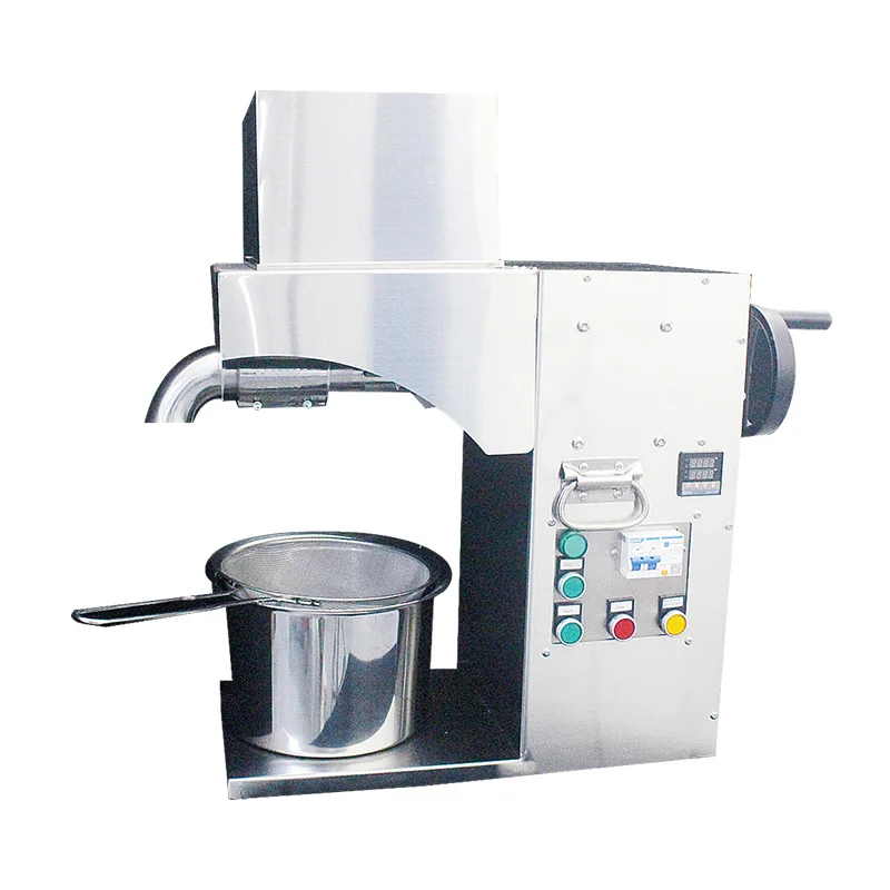 Stainless Steel Small Home Use Automation Olive Coconut Flaxseeds Oil Expeller Nuts Mini Oil Press Machine
