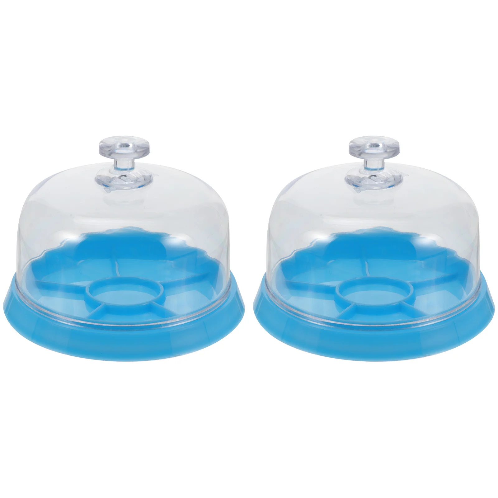 

2pcs Dust Cover Parts Box 6-Compartment Storage Tray For Watch Repair Tools Watchmaker Organizer Watch Parts Case Tool Accessory