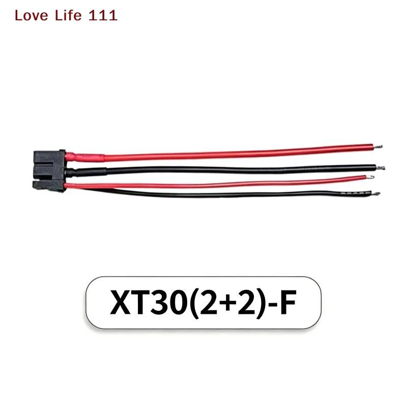 Amass XT30 (2+2) Female Connector with Signal Pins Easy to Solder for FPV Racing Drones Robotics Hobby DIY Projects
