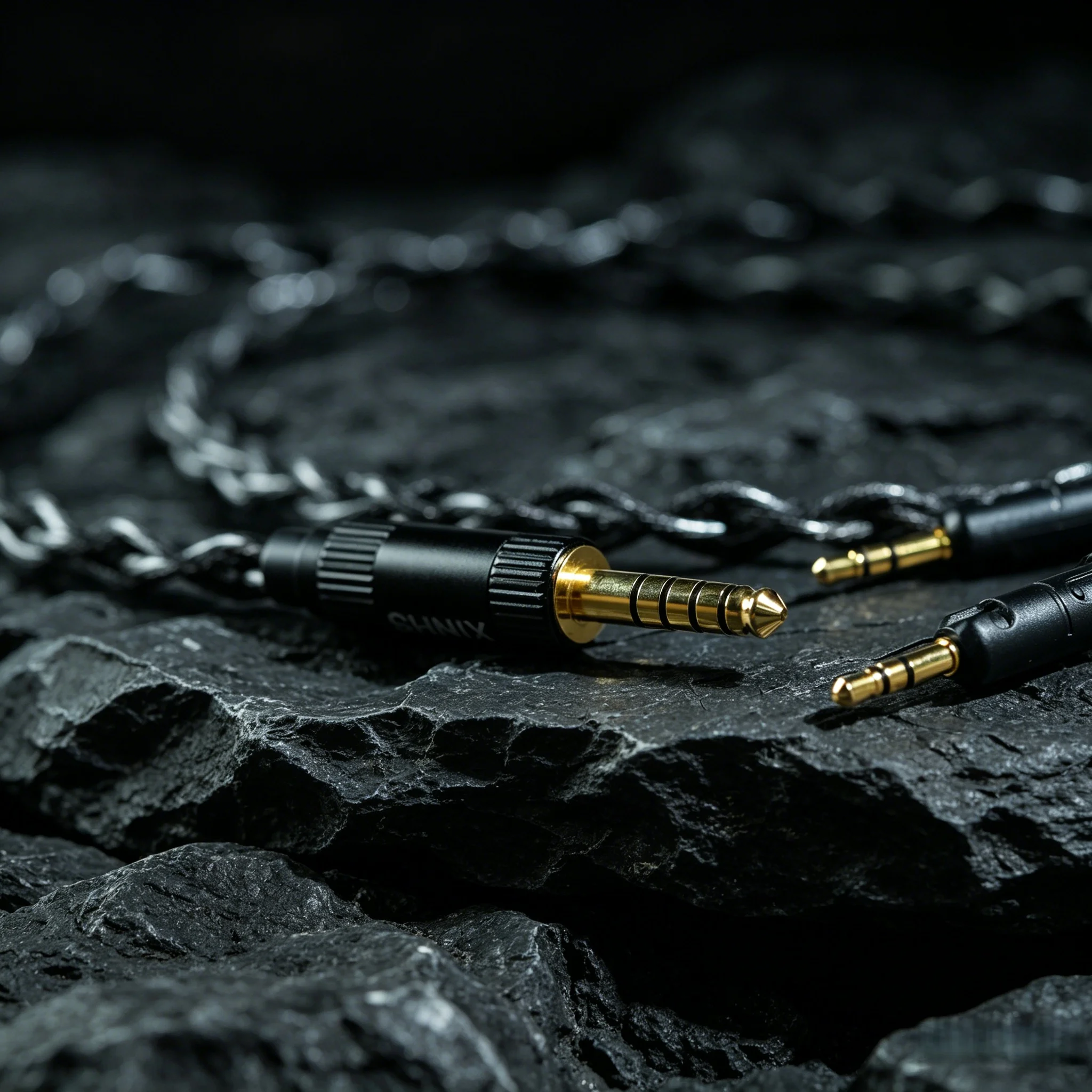 XINHS 075 HiFi Earphone Upgrade Cable 4.4mm XLR 6.35 for ATH-M70X ath-M50X M40x ATH-R70Xa R50X R70X Earphone Audio Cable