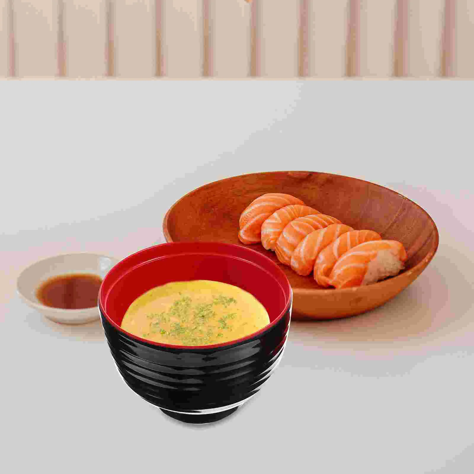 Japanese-style Miso Soup Bowl Bowls Serving for Entertaining Plastic Kitchen Supply