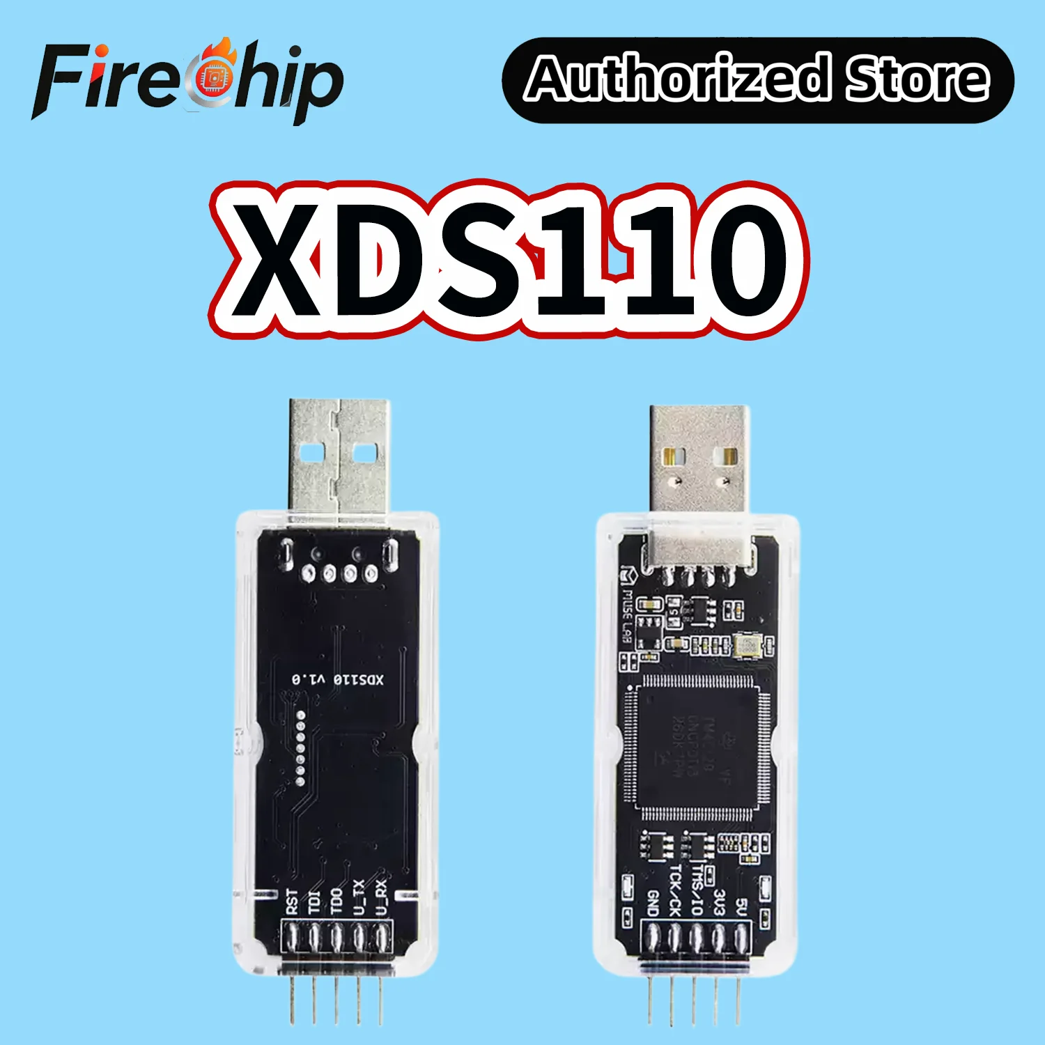 FireChip XDS110 Downloader Debugger Simulator TI DSP/MCU C2000 Overcurrent Electrostatic Protection Without Driver
