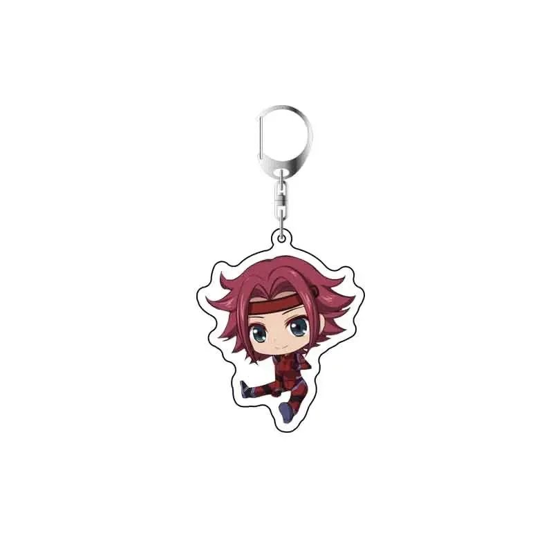 Anime Code Geass Keychain Japanese Cartoon GAIDEN Lelouch Acrylic Figure Car Key Holder Chain Pendants Keyring Jewelry Gift