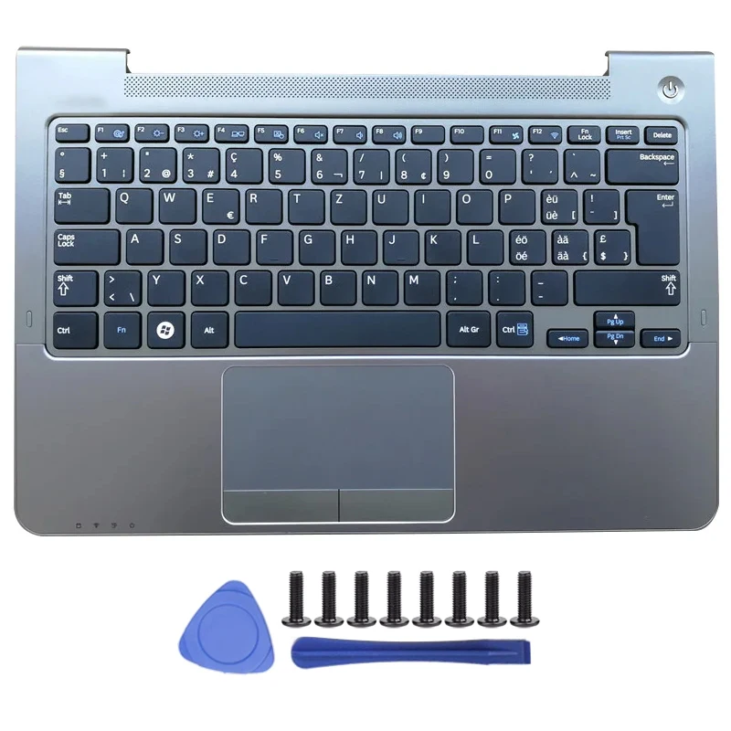 NEUE Für Samsung NP530U3C 530U3B 535U3C 532U3C 535U3B Laptop LCD Back Cover/Front Lünette/Scharniere/Scharniere Abdeckung/Palmrest/Bottom Fall