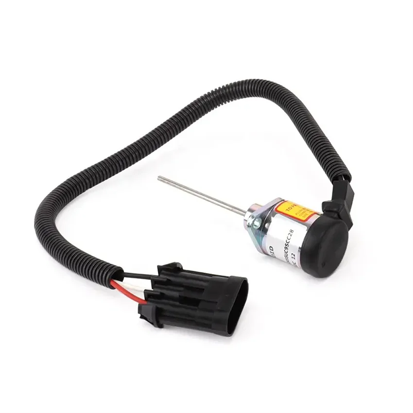 1503ES-12A5SUC9S 12V 3 terminals Stop Solenoid for Woodward 1500 Series for Kubota V2203 for Case 560 for Thermo for King
