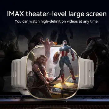 Original M99 Smartklocka 2,4 tums Amoled-skärm, 4G/5G SIM-kort, GPS, WIFI, 190° roterande kamera, spel, Android 10.0 10 best sales Smart watch with apps - №5