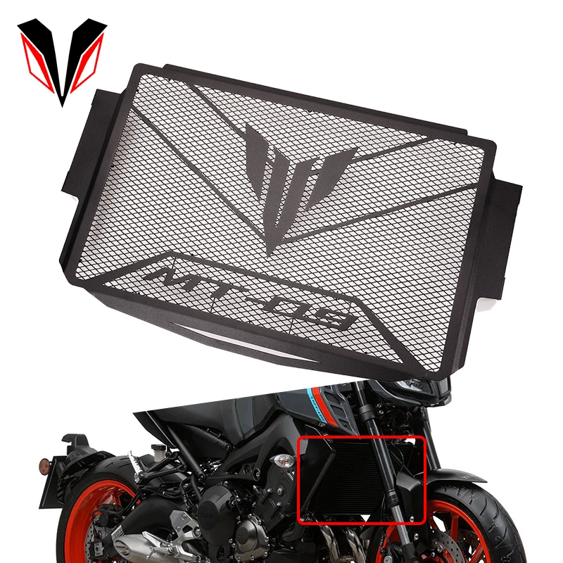 

For Yamaha MT09 mt 09 MT-09 SP 2021 2022 Motorcycle CNC Aluminum Radiator Grille Guard Protection Water Tank Guard Accessories