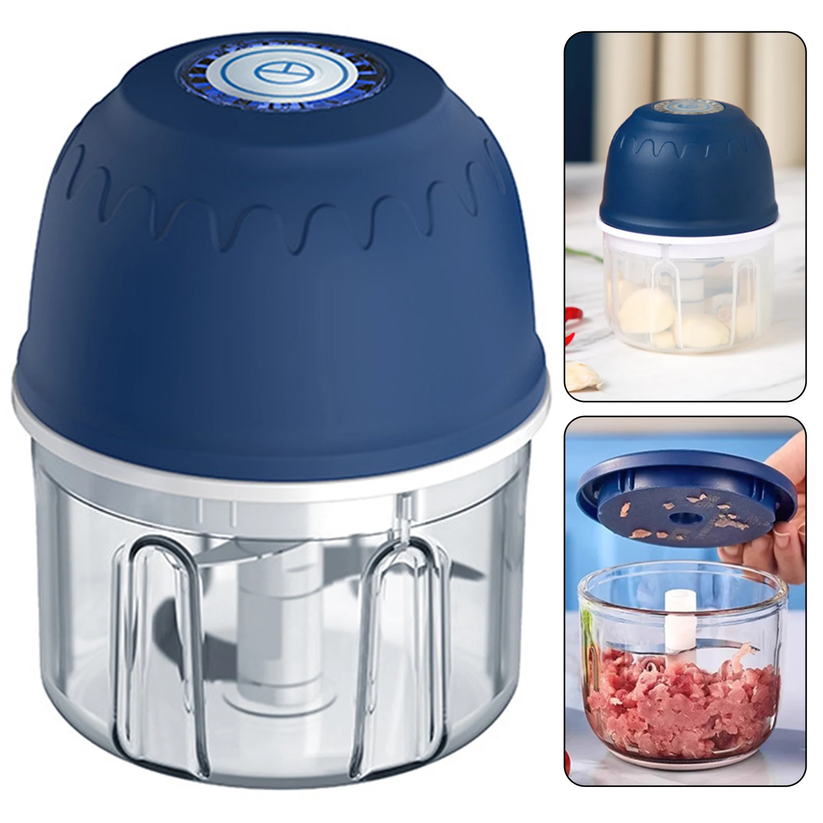 Rechargeable Vegetable Chopper Machine Food-grade, Non BPA Safety Material. Gift For Cooking Enthusiasts