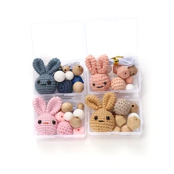 New Cotton thread weaving Cute Animal Colored Round Silicone Beads