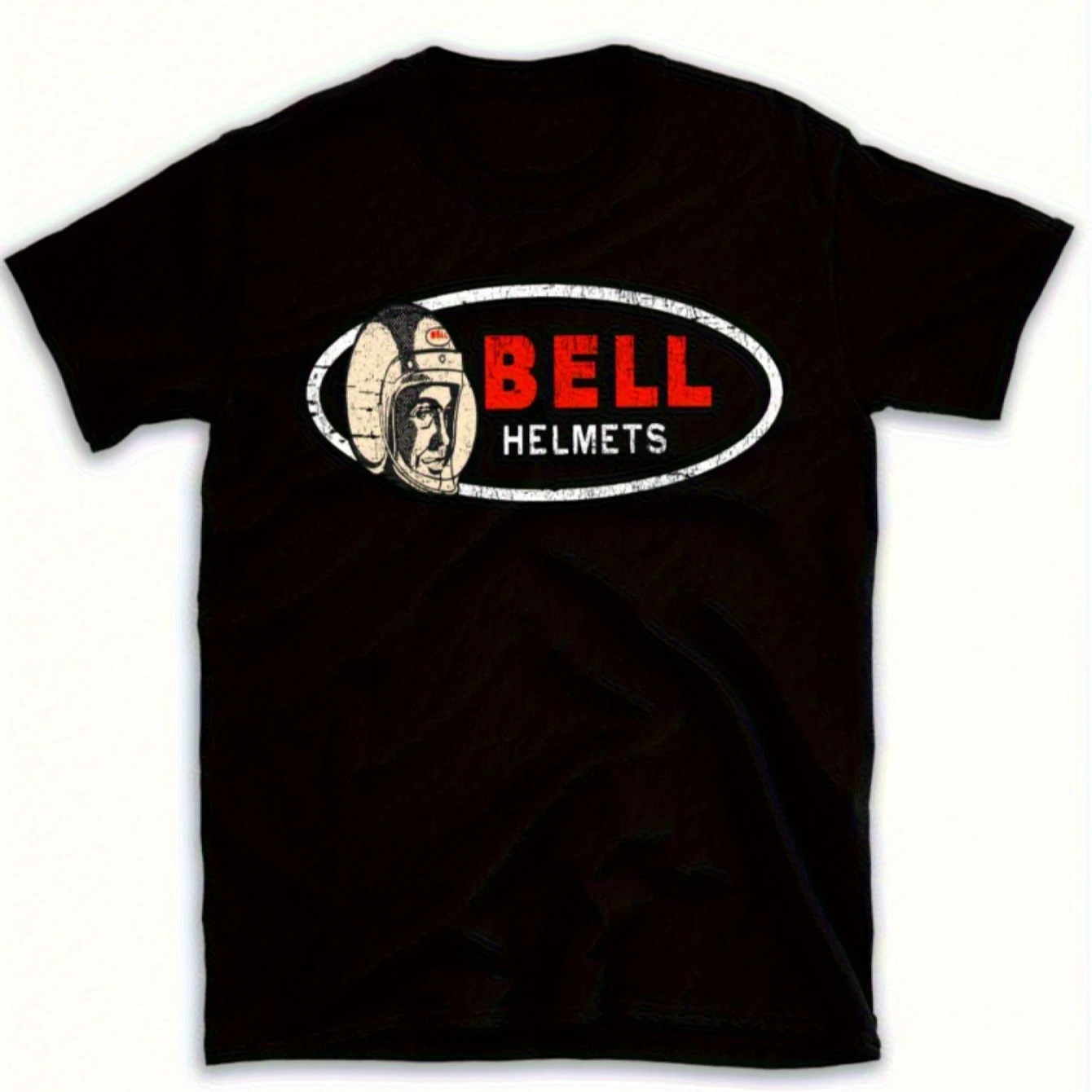 

Vintage Motorcycle Helmets Biker T-Shirt 100% Cotton O-Neck Short Sleeve Summer Casual Mens T-shirt Streetwear