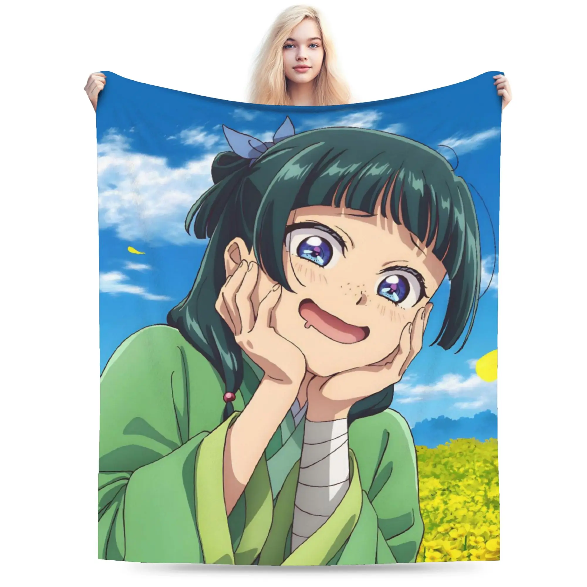 The Apothecary D-Diaries Maomao  Blanket Super Soft Warm  Throw Blankets for Couch 50x60 Inch Multi-size Bedding Throws