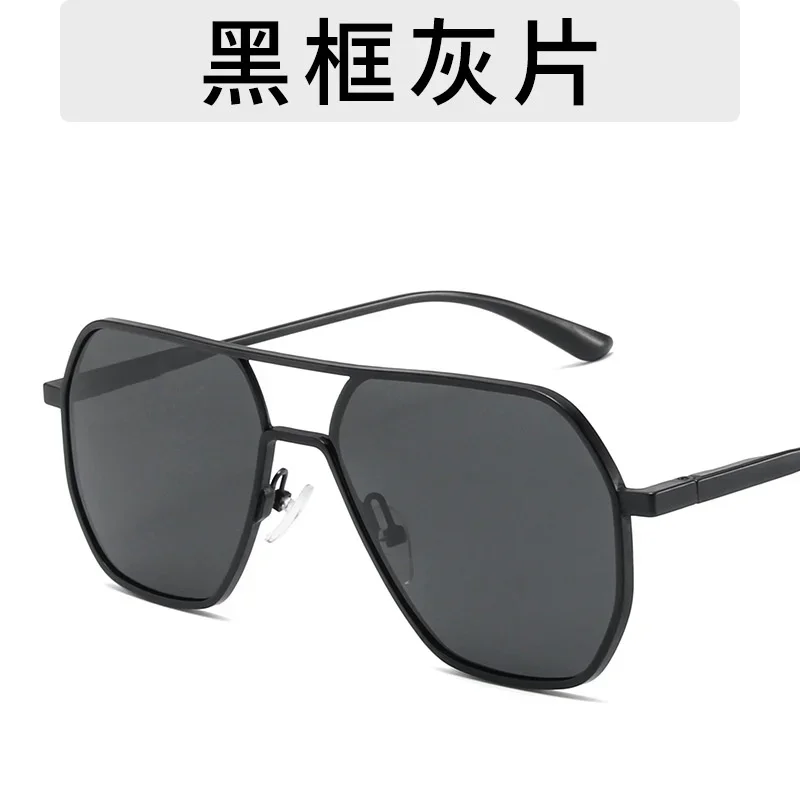 نظارات شمسية مستقطبة شخصية للرجال، نظارات شمسية مربعة مضادة للأشعة فوق البنفسجية، نظارات Tiktok Net Red