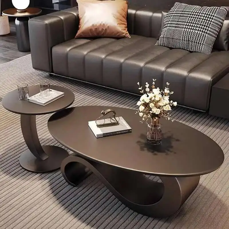 

Designer Table Unique Coffee Cute Luxury Modern Aesthetic Space Saving Simple Side Table Service Mesa Auxiliar Salon Furniture