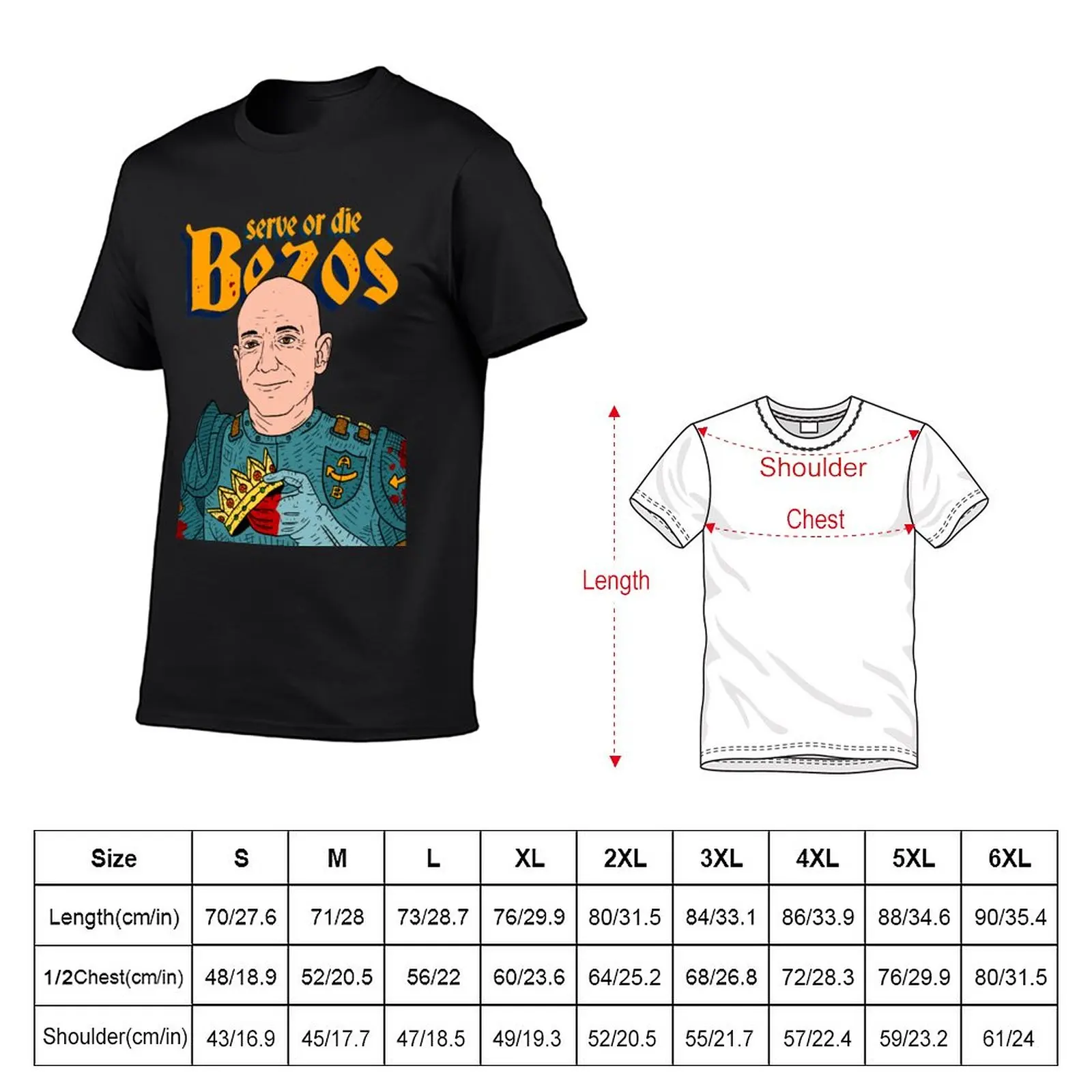 New serve king jeff bezos. amazon. T-Shirt sports fan t-shirts boys white t shirts plain t-shirt oversized t shirt men