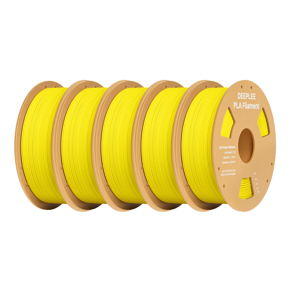 DEEPLEE 5/10KG PLA Filament 1,75mm Lebendige Farben FDM 3D-Drucker Verbrauchsmaterialien Geringe Fadenbildung, Hohe Präzision Deeplee Filament