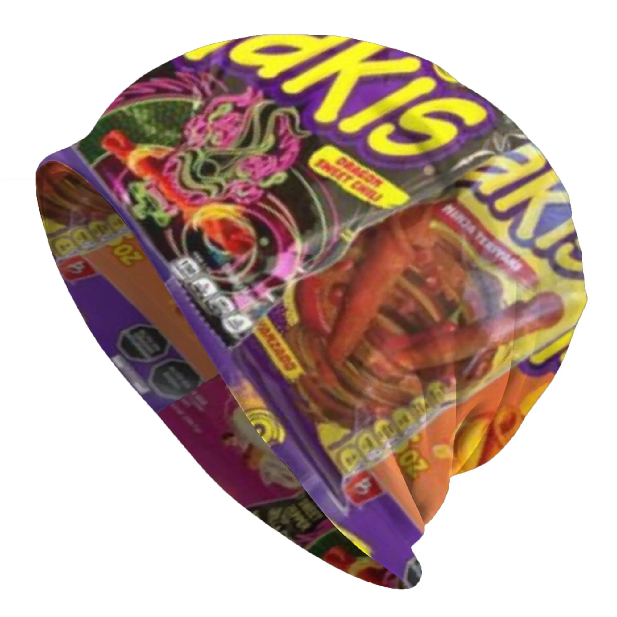Bold Spicy Snack Patterns bold Autumn Spring Caps For Men Women Takis Beanies Ski Caps Soft Bonnet Hats Skullies & Beanies Hat