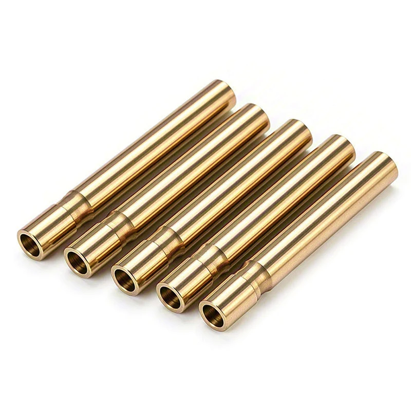 China Rapid Prototyping Production Factories Precision Turned Copper Alloy Threaded Pin, High Strength Custom Industrial Part
