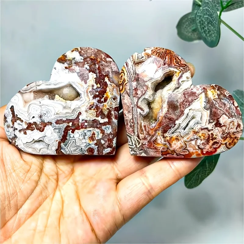 Handmade natural Mexican agate crystal - Bohemian style, suitable for home decor and handicrafts.