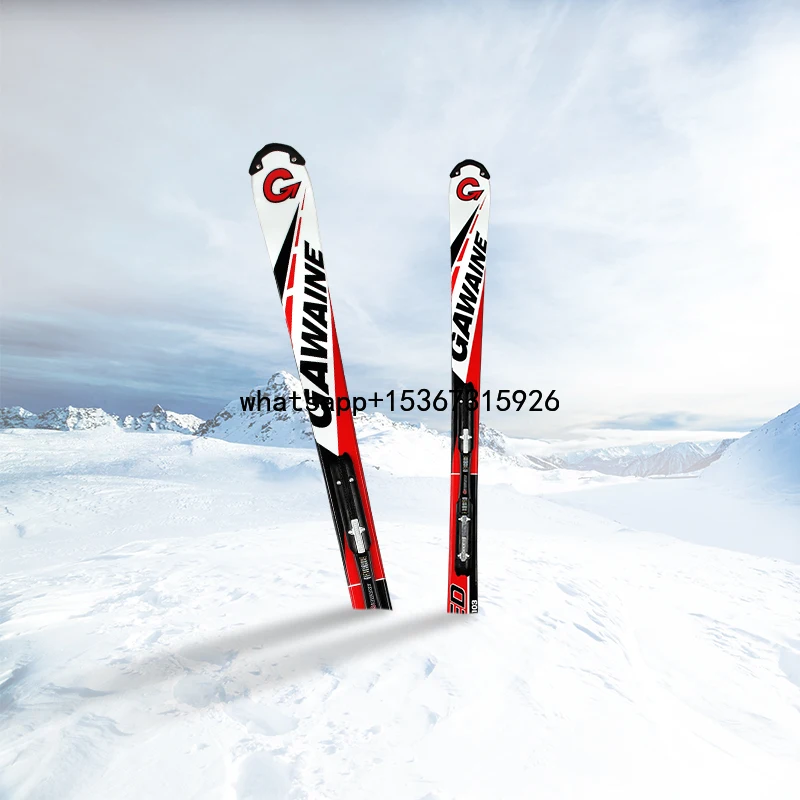 l fiberglass wood core Mountain Alpine Ski For Winter sport