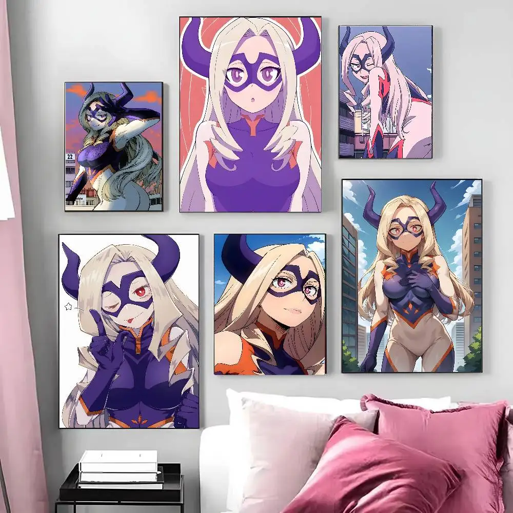 MT Lady Animation B-Boku No H-Hero Academia Art Sticky Wall Waterproof Home Living Room Bedroom Bar Aesthetic Decoration