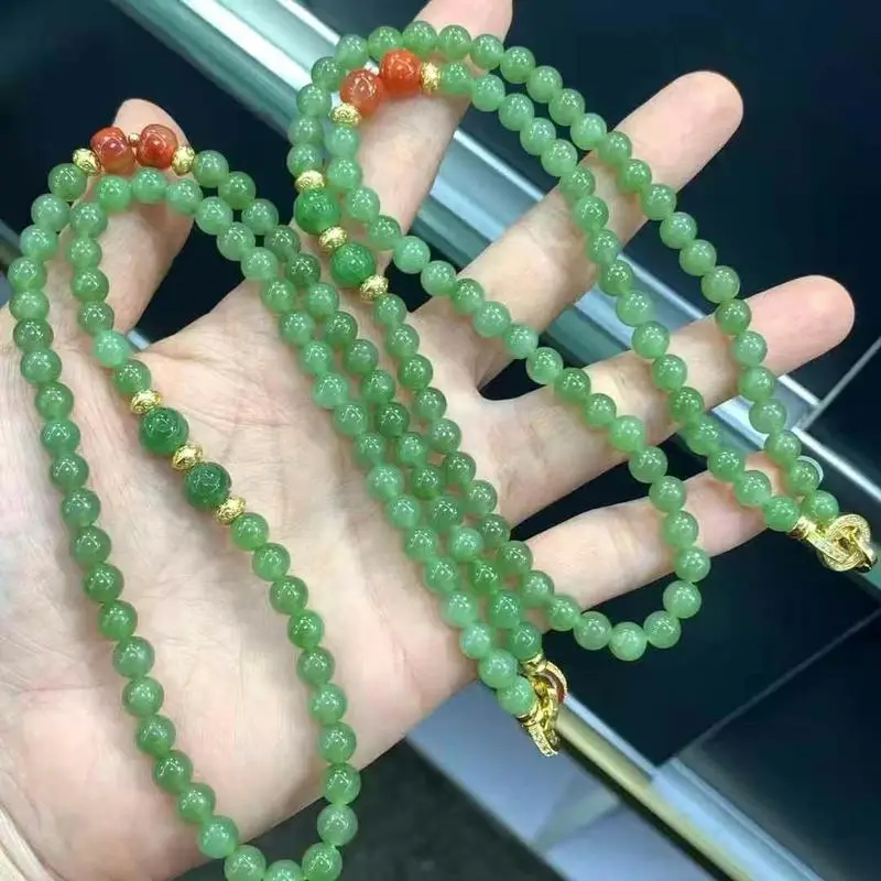 Natural Jasper Collarbone Necklace Model With Good Density And Beautiful Color Jewelry