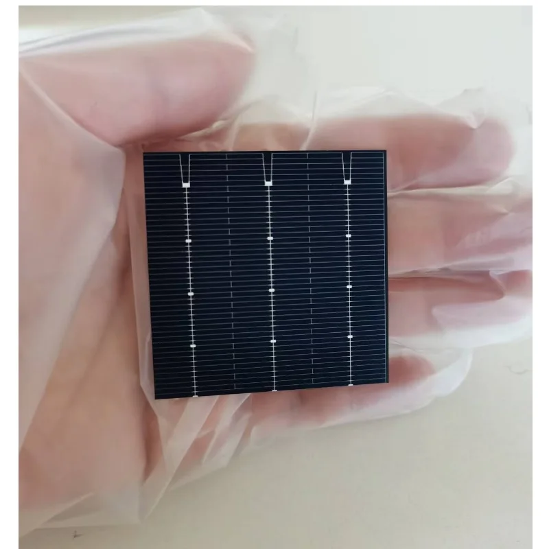 100pcs Mono Crystalline Solar Cells 52mm x 52mm Grade A High Efficiency 23.2% DIY Solar panel + Enough Bus Wire