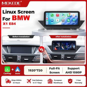 MEKEDE EU Warehouse Pantalla Linux Carplay Android Auto 2 Din 10.25 pulgadas Radio para coche para BMW X1 E84 2010-2015 Navegación GPS FM Audio Autoradio Estéreo Reproductor Multimedia Central Sistema de Audio Inteligente para Coche 1