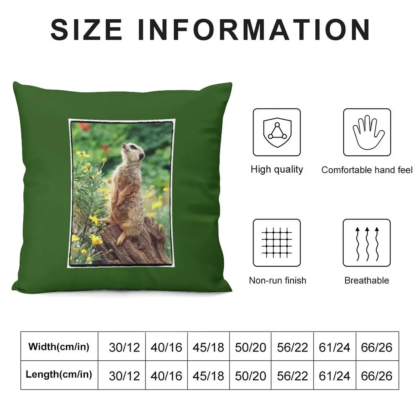 meerkat magic Throw Pillow Cusions Cover Anime Pillow Covers Decorative pillow