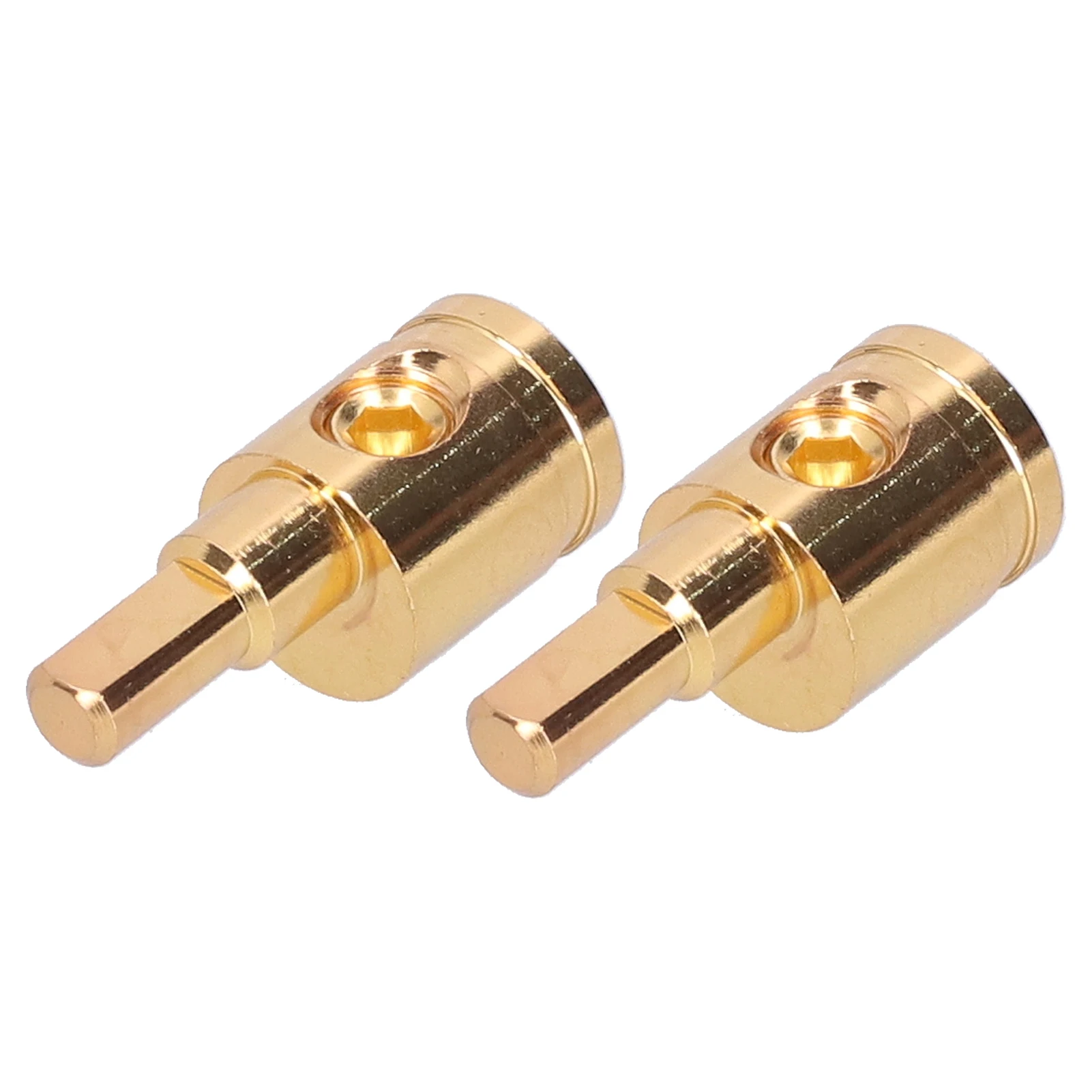 Cable Reducer Wire Reducer 0GA Wire Reducer Terminal Connector Pure Copper Gold-Plated for Car Audio Amplifier Modification
