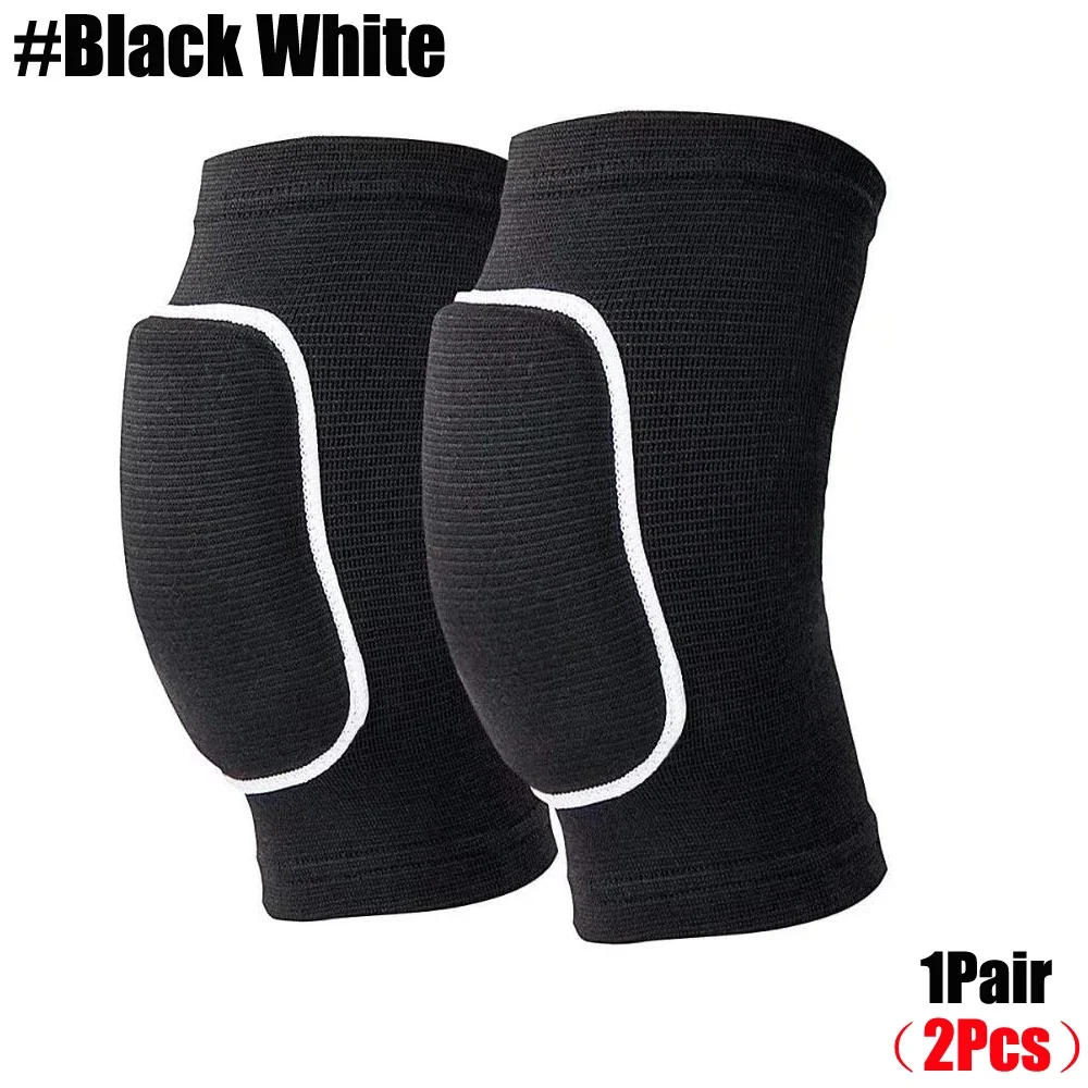 2 Stück Sport-Kompressions-Knieschützer, elastischer Knieschutz, verdickter Schwamm, Kniebandage, Unterstützung für Tanzen, Workout, Training – Detail 15