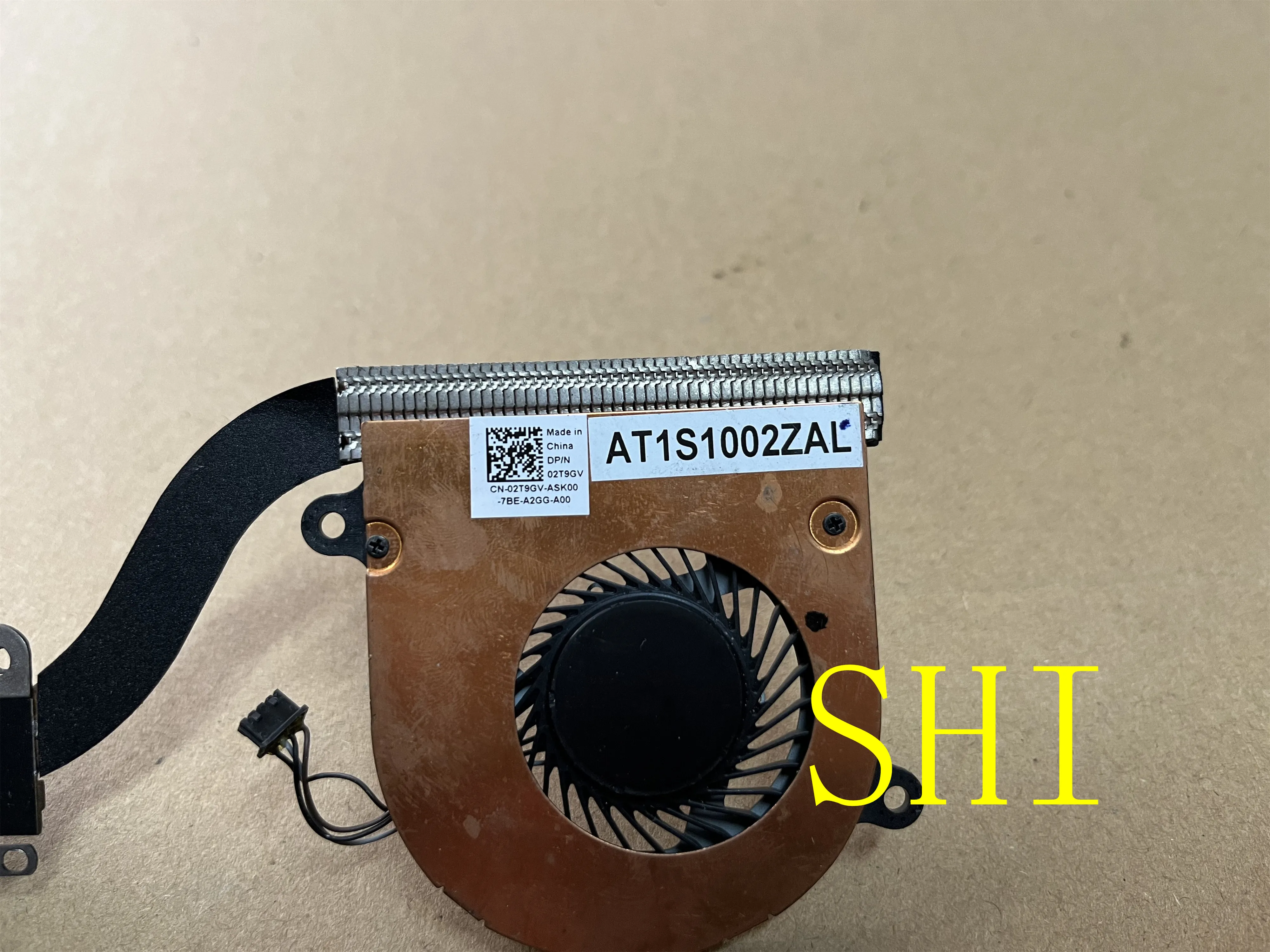 02T9GV Used FOR Original CPU Cooling Fan with Heatsink Dell Latitude 7480 7490 P73G Fan Laptop Radiator  free shipping