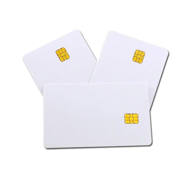 10 قطعة/الوحدة الأبيض PVC 4442 رقاقة الاتصال IC بطاقة فارغة الاتصال البطاقة الذكية تستخدم على نطاق واسع في الأنظمة الاستهلاكية