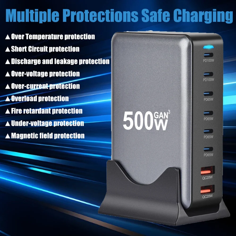 500W Gan Multi-Port…