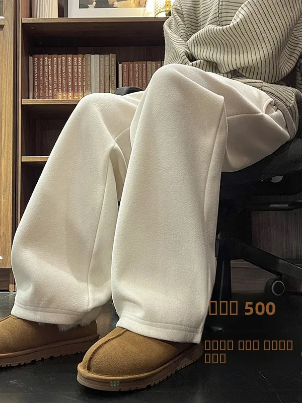 

Американские ретро-брюки для мужчин: осенне-зимние спортивные штаны Cleanfit, модные, свободные, прямого кроя