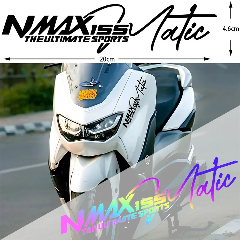 

Новые наклейки для YAMAHA NMAX155 155 аксессуары для мотоциклов Водонепроницаемая светоотражающая пленка на боковой стороне корпуса автомобиля Водонепроницаемая