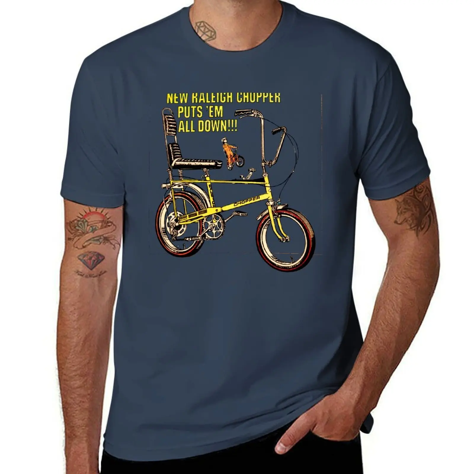 

CHOPPER BIKE ADVERT - 1970s T-Shirt man tshirt man t shirt summer T-Shirt