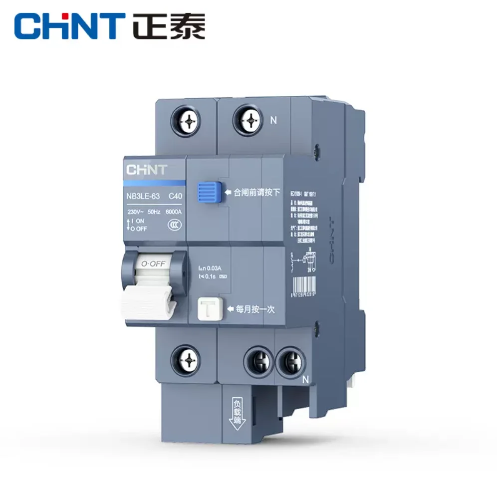 Chint NB3LE Series NB3LE-32/63 Circuit Breaker Leakage Protector Type C Brand