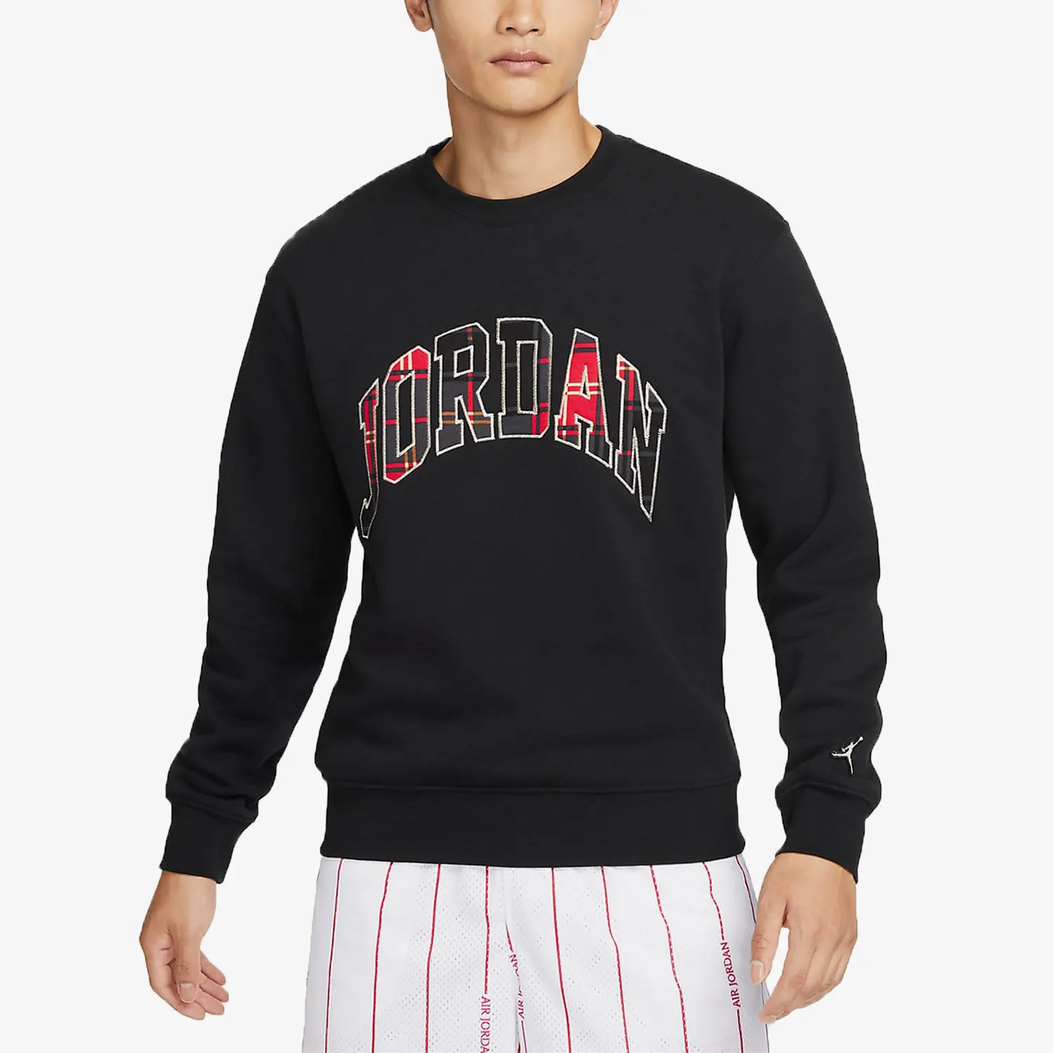 

Оригинальная мужская трикотажная спортивная толстовка с длинными рукавами и круглым вырезом Nike JORDAN DV1576-010