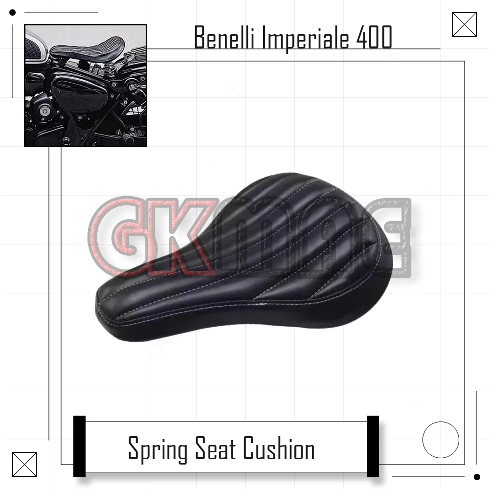 

For Benelli BJ Imperiale 400 Motorcycle Modified Spring Seat Cushion Rear Seat Seat Cushion Rear Shelf Fit BJ400-8
