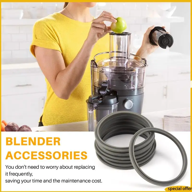 A61I 8 pacote de peças de reposição de juntas cinza para Nutribullet 600W 900W Liquidificadores Liquidificadores Peça de reposiç