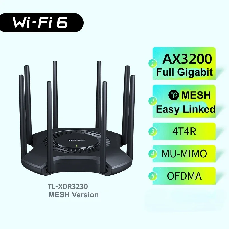 AX3200 wifi6 ax3200 T P-link 2.4+5G dual band wireless router high-speed network full Gigabit port routing stable Tl-xdr3230