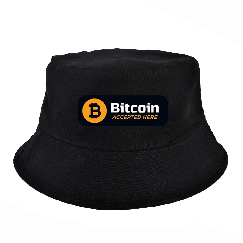 Bitcoin BTC Unisex Crypto Coins Dad Hat bucket hat Outdoor Sun bucket hat Fishing Fisherman cap