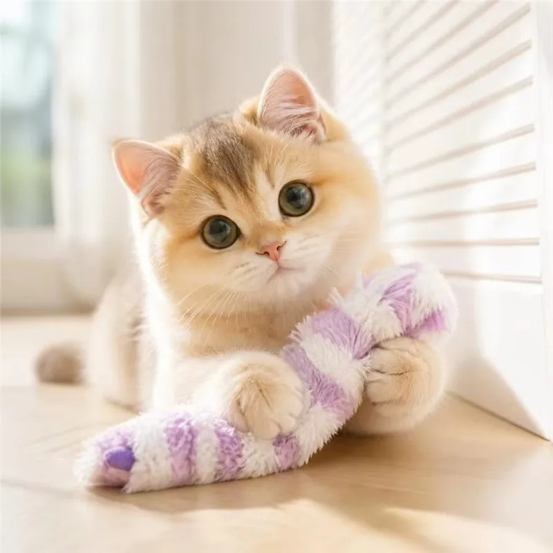 Interactive Cat Toy Plush Mouse Kitten Toy Squeaky Imitation Mice Bite Resistant Self Playing Cats Chew Toy gallery 4