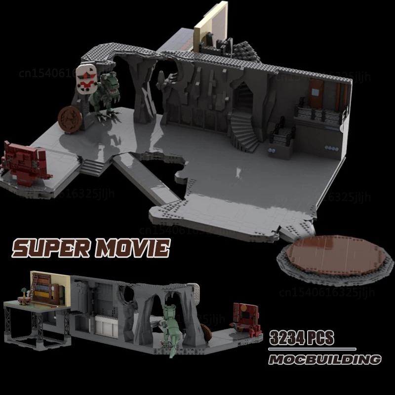 Super Movie Animated Series MOC Building Blocks Batmobile Parking Pad DIY Assembly Technology Bricks Collection Model Toys Gifts