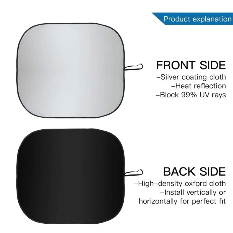 Front Windscreen Single Piece Sunshade Heat Insulation UV Protection Folding Interior Accessories Universal Car Sunshade Covers