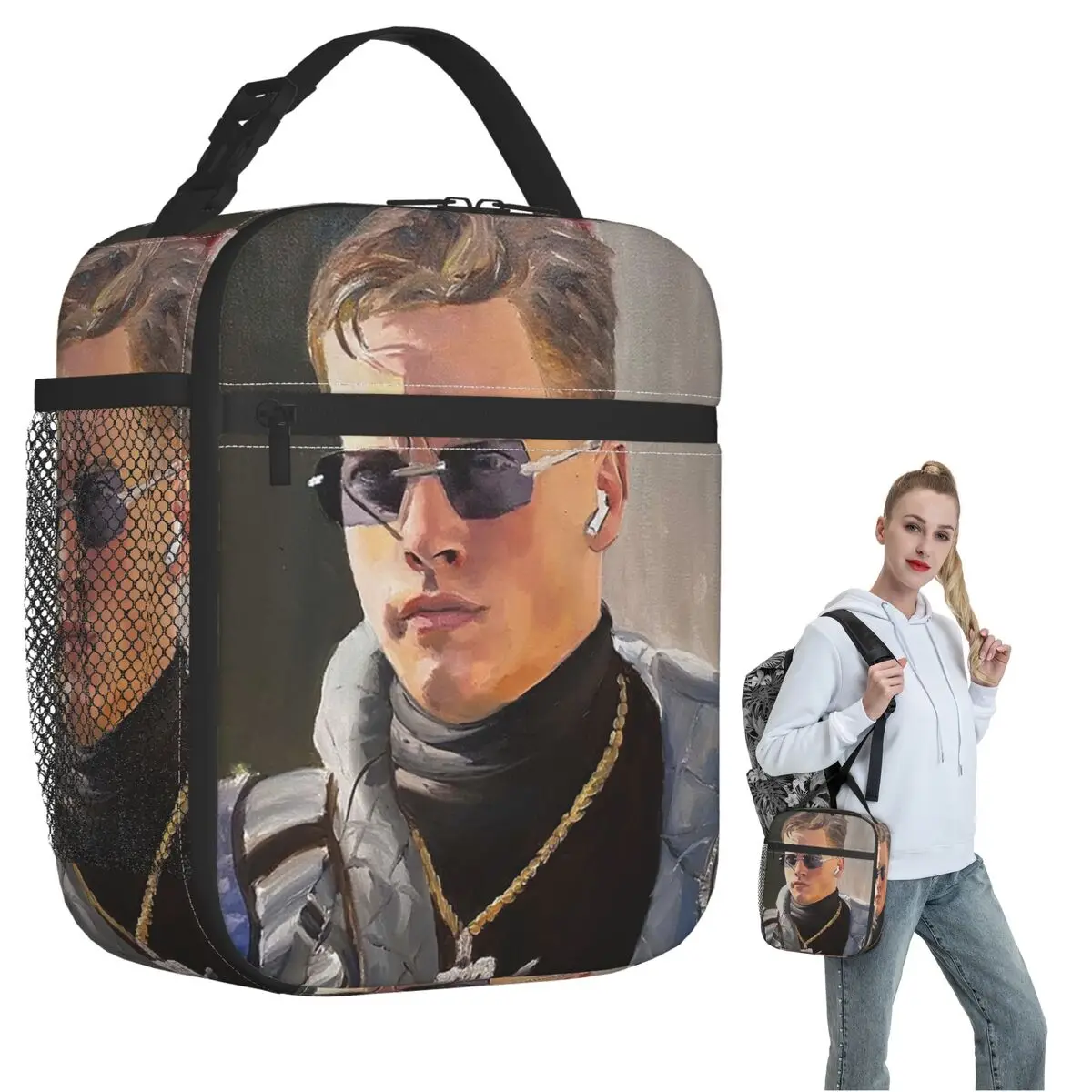 

Термосумка для обедов Joe Burrow Bengals для женщин и детей, портативная термосумка для еды, термосумка-тоут