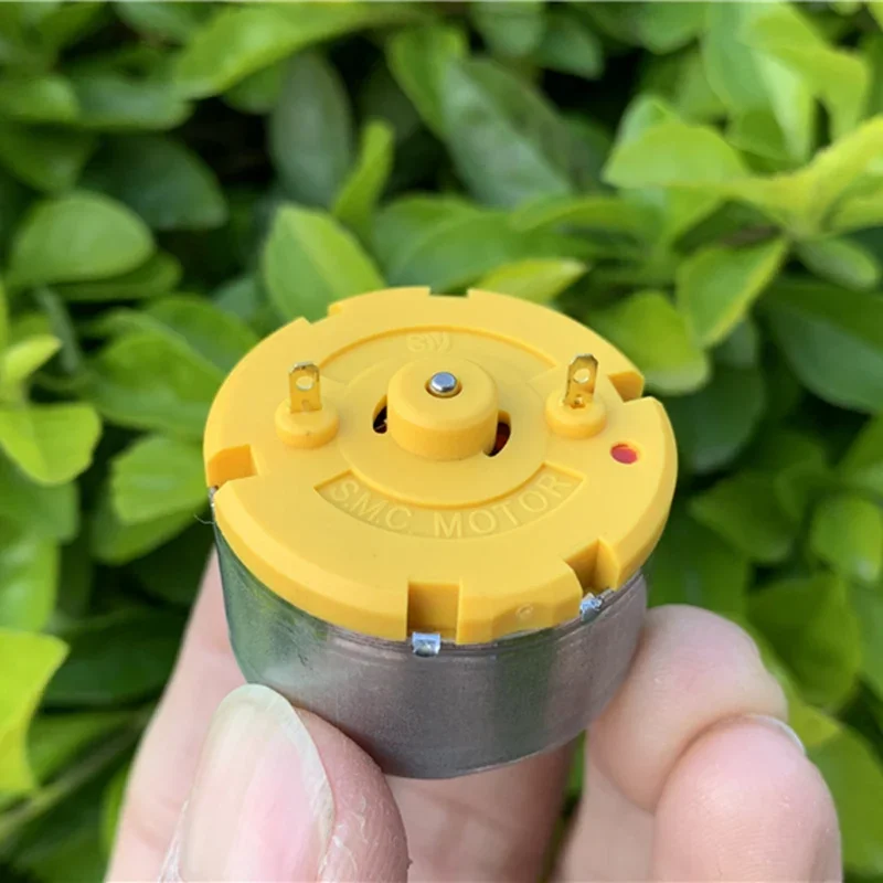 Standardowy RC500-KN/13500 węgla silnik szczotkowy DC 6V 9V 12V 5500RPM okrągły silnik wrzeciona do maszyny zapachowej Robot Sweeper