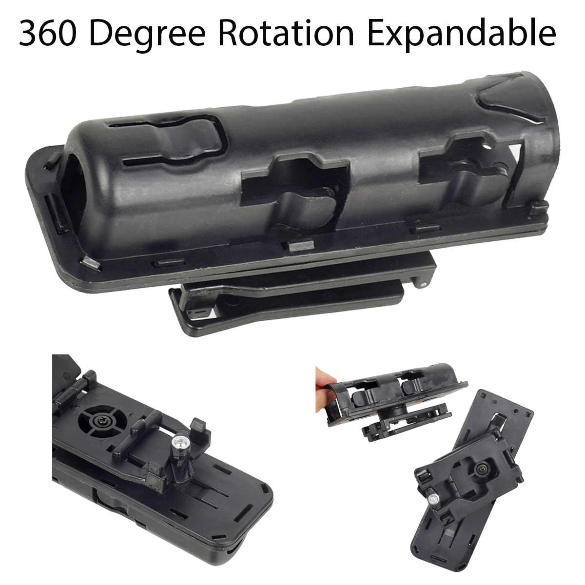 

Тактический чехол для полицейских дубинок, защитный чехол с открытым верхом на талии, 1 шт., держатель для дубинок, кобура, вращение на 360 градусов, расширяемый